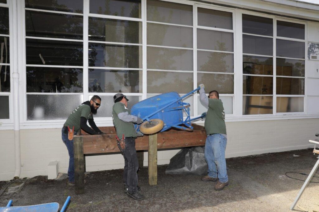 Planter box infill